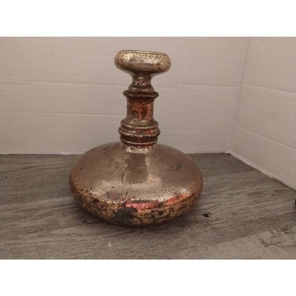 Gold Decanter Liquor Bottle Owens-Illinois Glass Company - Picture 2 of 5